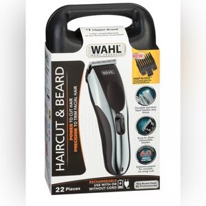 Wahl Haircut & Beard Trimmer - Black and Silver